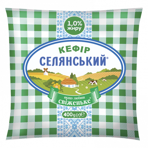 кефір 1% жиру ТМ «Селянське»