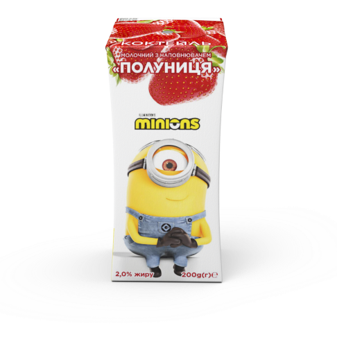 коктейль молочний «Полуниця» ТМ «Despicable Me»