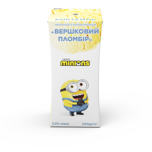 коктейль молочний «Вершковий пломбір» ТМ «Despicable Me»