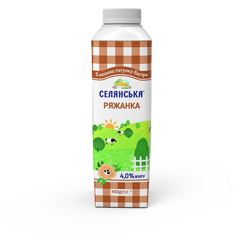 ryazhenka 4 % fat TM «Seliansky»