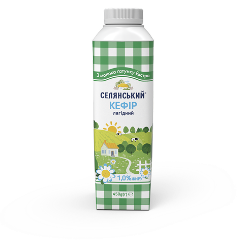 Kefir 1% fat TM «Seliansky»