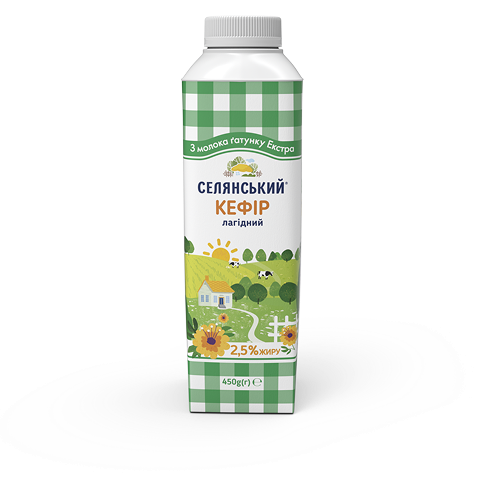 кефір 2.5 % ТМ «Селянське»